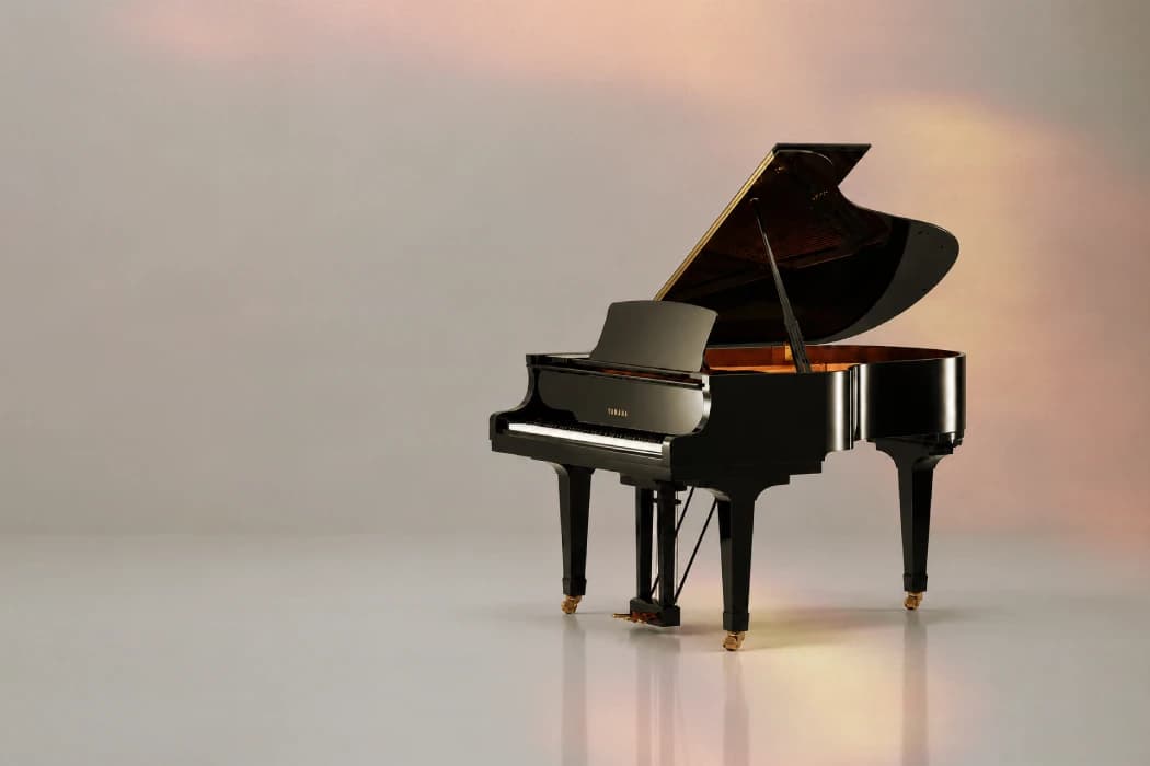 Grand piano Dubai showroom